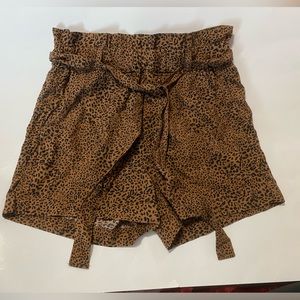NWT Thread & Supply leopard shorts